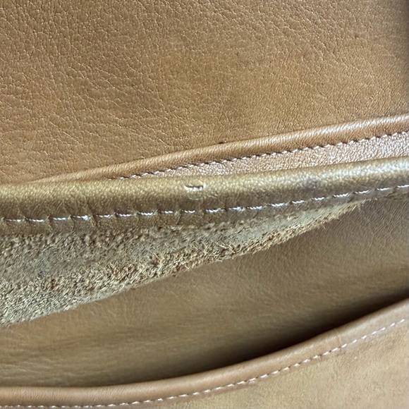 *RARE* Bonnie Cashin Coach Oversized Patch Pocket Saddle Leather Tote VTG 1960s - Picture 16 of 16